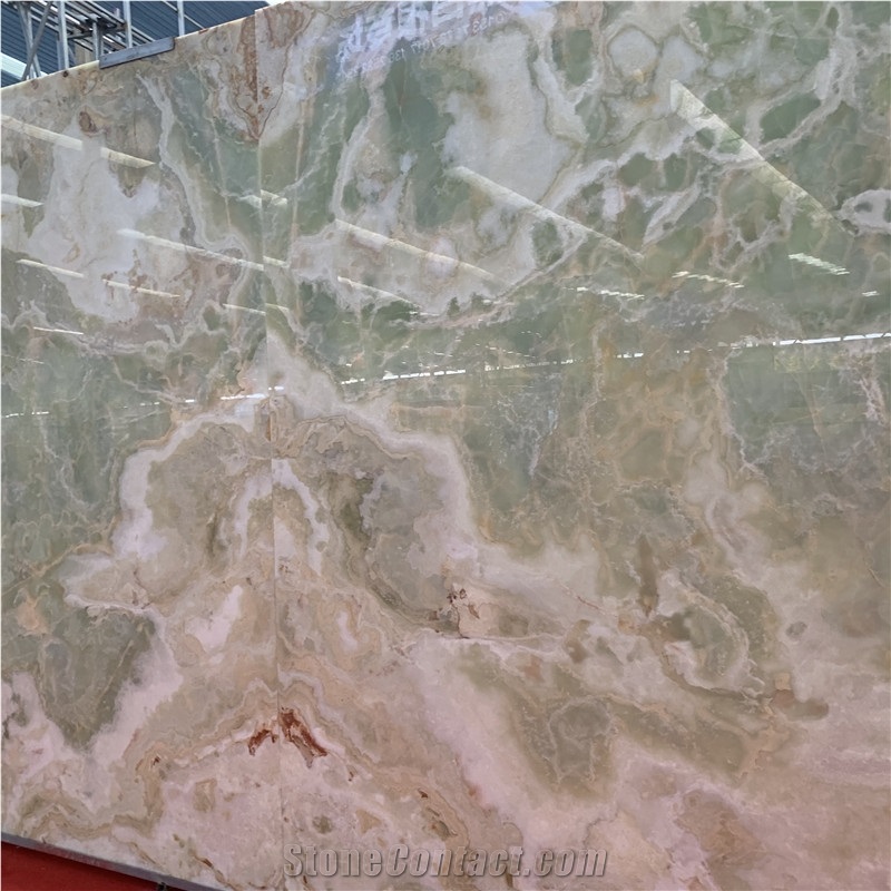 Hot Sale Building Material Green Onyx Slab