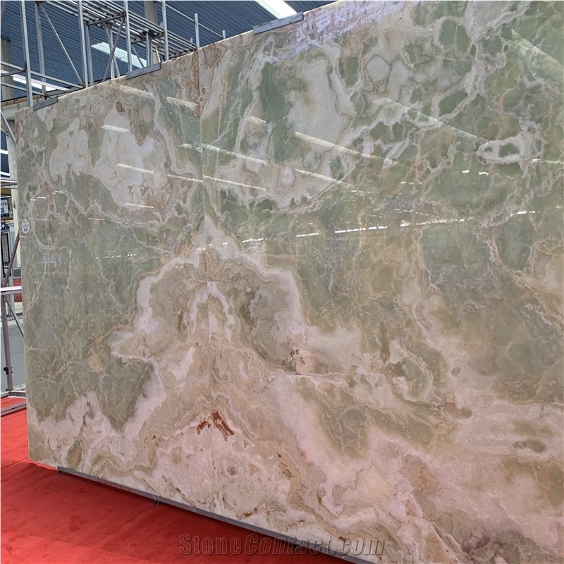 Hot Sale Building Material Green Onyx Slab