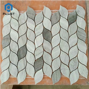 Hot Sale Marble Leaf Mosaic For Bathroom Wall Tile