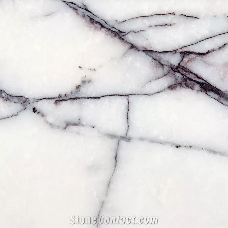 Hotel Wall Decoration Lily White Marble For Sales
