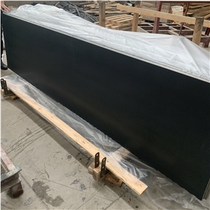 Leather Surface China Black Granite Slabs for Wall