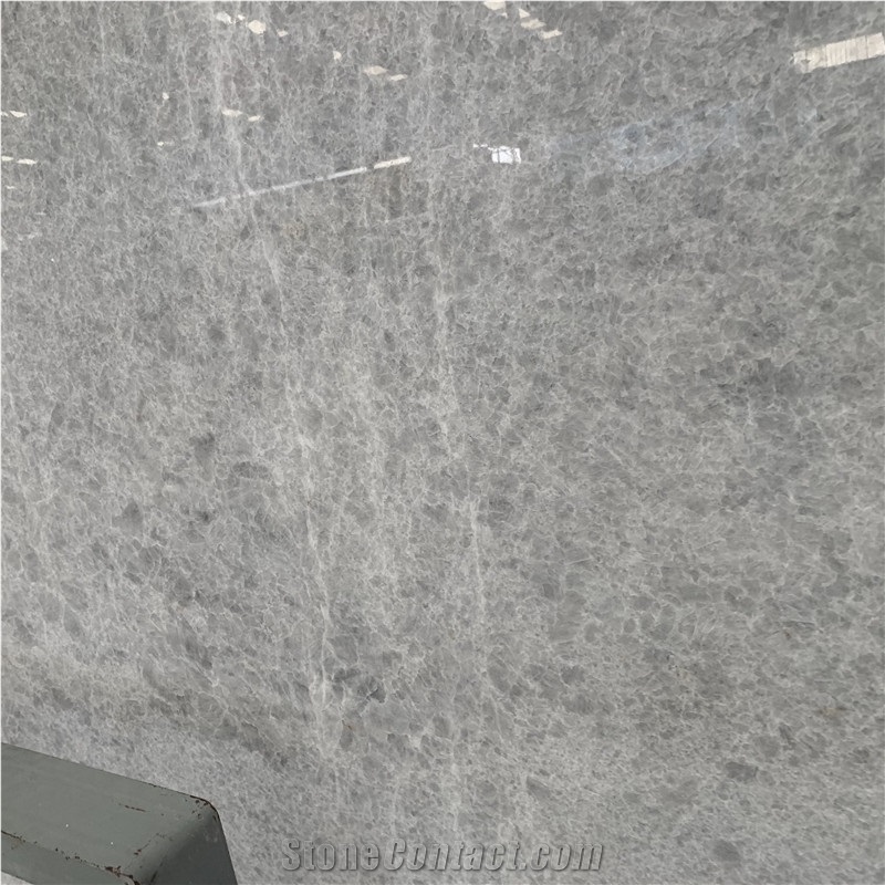 Light Blue Crystal Marble For Hotel Wall Decor