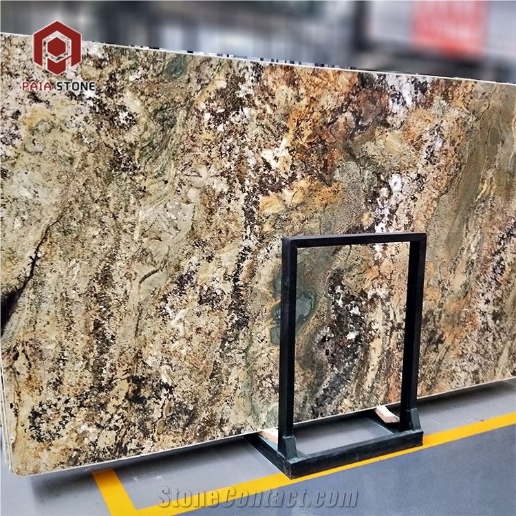 Exotic Mascalzone Granite Slab For Background Wall