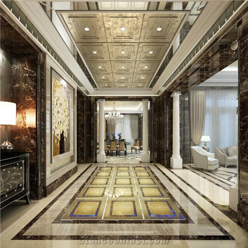 Luxury Villa Corridors Decoration Marble Flooring from China ...