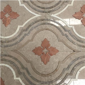 Marble Waterjet Medallion Pattern For Hote And Villa