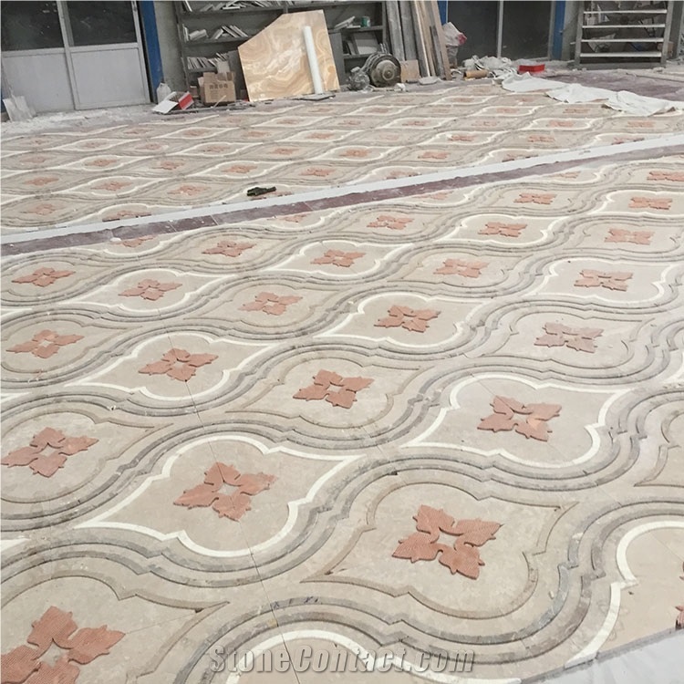 Marble Waterjet Medallion Pattern For Hote And Villa