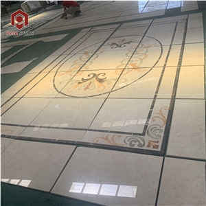 Marble Waterjet Medallion Tiles for Hotel Floor