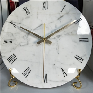 Modern European Style Mdf Marble Clock