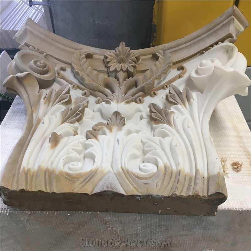 Modern Roman Design Lemon White Onyx Wedding