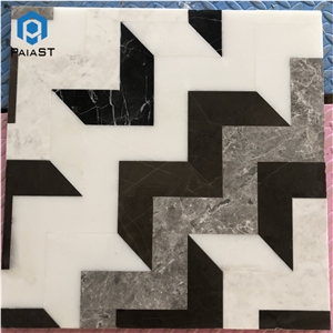 Morden Marble Design Floor Tiles Inlay Flooring