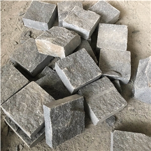 Natural Black Granite Outdoor Stone Paving Cube