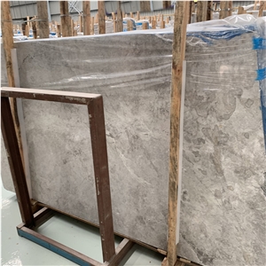 Polished Castle Gray Marble Slab For Hotel Project