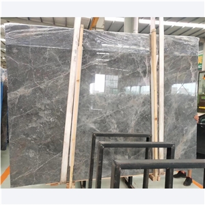 Natural Hermes Grey Marble Slabs For Home Decor