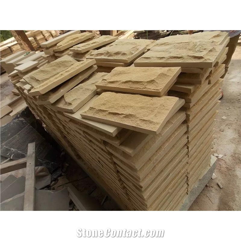 Natural Split Surface Cheap Yellow Sandstone
