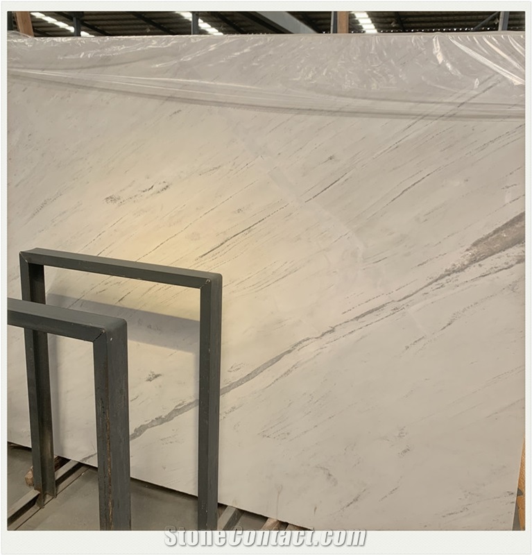 New Bianco Sievc White Marble Slab Wholesale