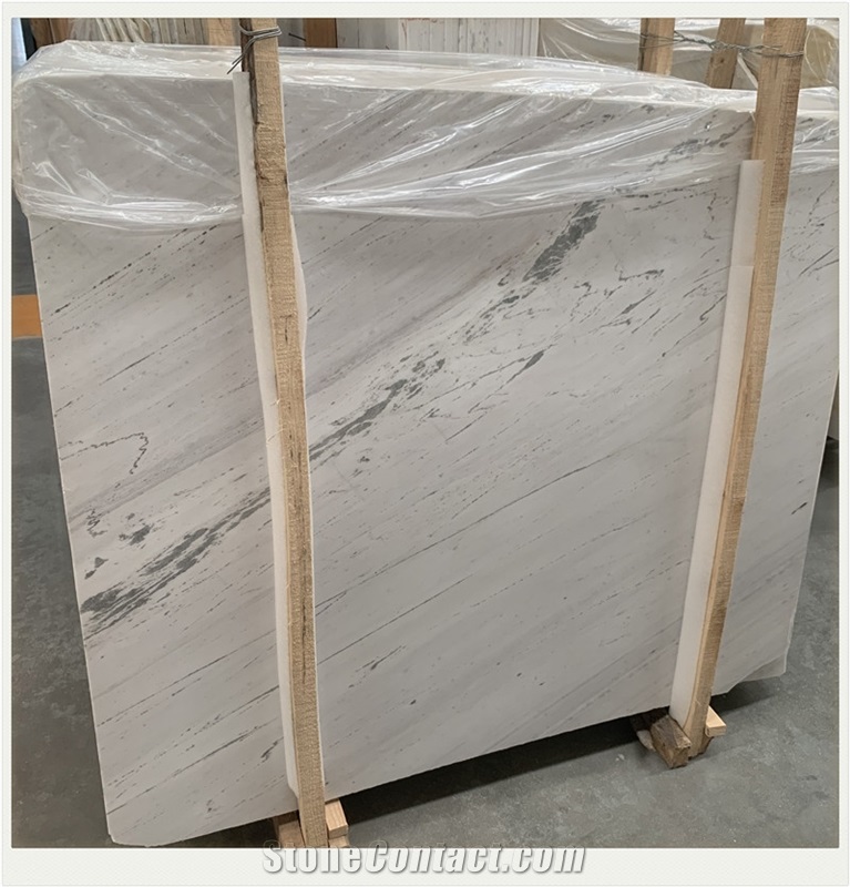 New Bianco Sievc White Marble Slab Wholesale