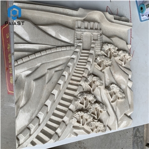New Design 3D CNC Carving Marble For Home Decor