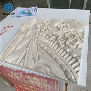 New Design 3D CNC Carving Marble For Home Decor