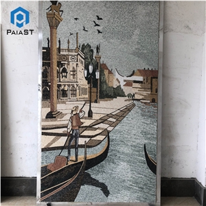 New Design Marble Mosaic Art Venice City Of Water