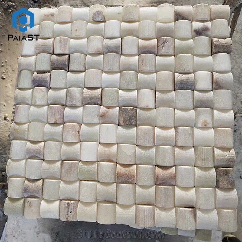 New Design Water Jet Marble Mosaic Tiles For Wall
