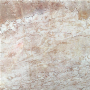 Polished Natural Pink Cream Rose Marble Floor Tile