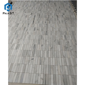 Rectangular Shape Grey Marble Mosaic Tile