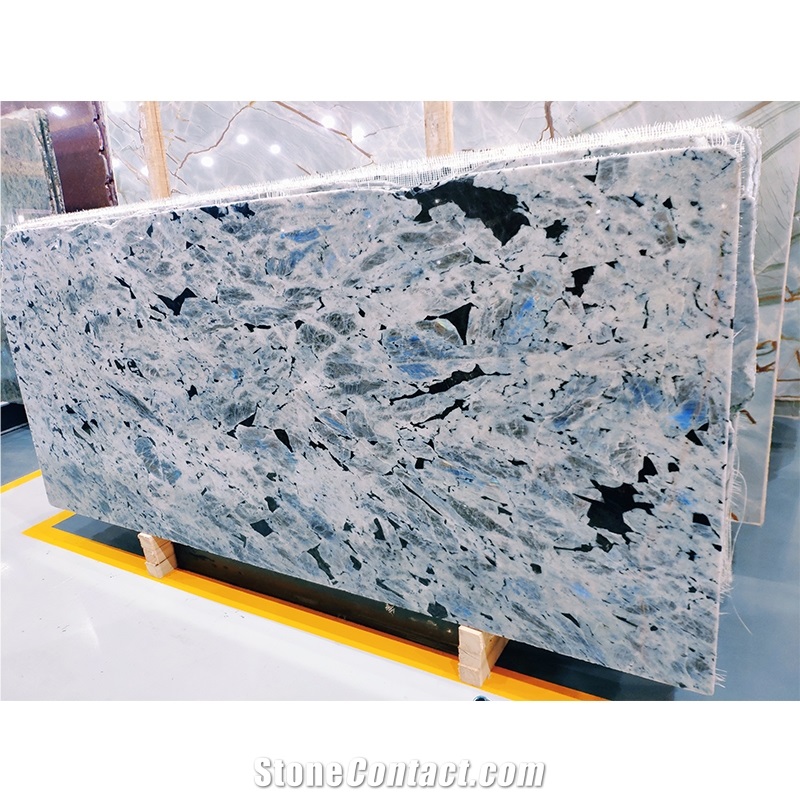 Sapphire Blue Exotic Granite Slab for Interior