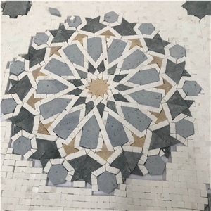 Stone Mosaic Pattern Art Decorative Tile Flooring