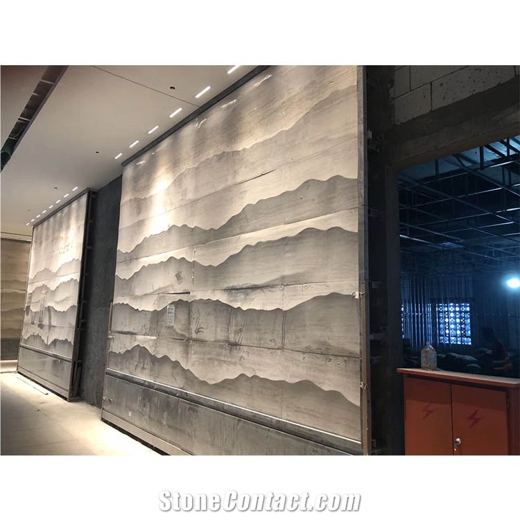 Unique Marble Morden Interior Wall Design