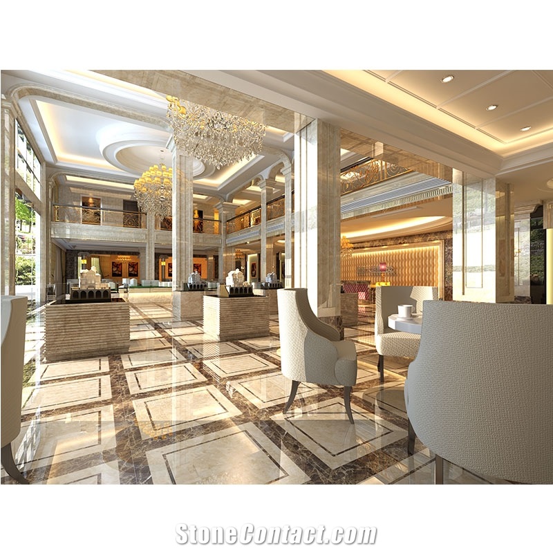 Villa Marble Corridor Lobby Flooring Tiles