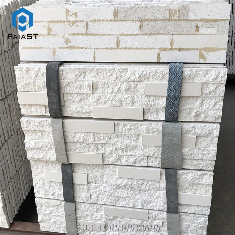 White Limestone Indoor & Outdoor Wall Design