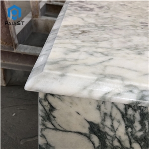 White Marble Countertop For Kitchen