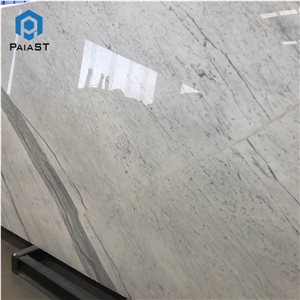 White Marble With Grey Veins For Interior Wall