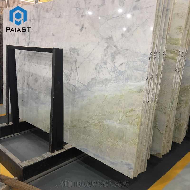 Lemon Ice Marble Slab And Tile For Hotel Project