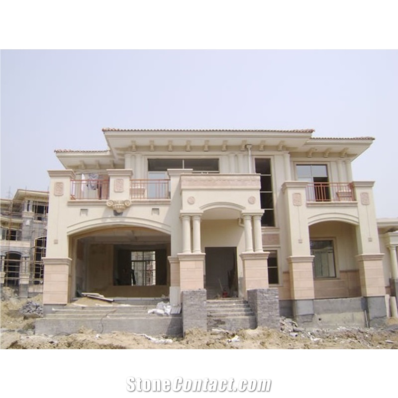 Yellolw Sandstone Exterior Wall Design Project