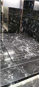 Popular Black Ice Marble Slab Tiles Online