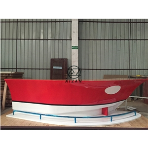 Boat Shaped Bar Counter Design