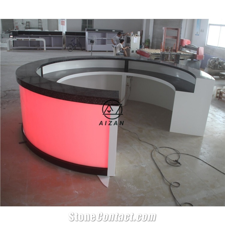 Modern Round Restaurant Bar Counter Top