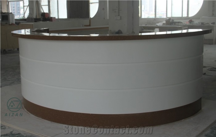 Round Hospital Furniture Reception Desk, Round Counter Table Images