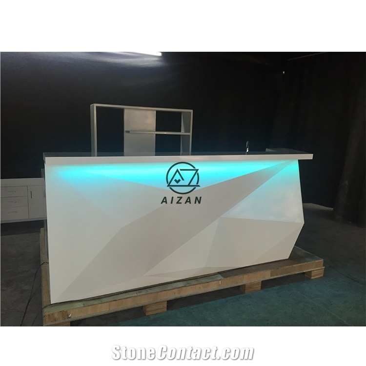 Solid Surface Bar Top Modern Club Bar Counter