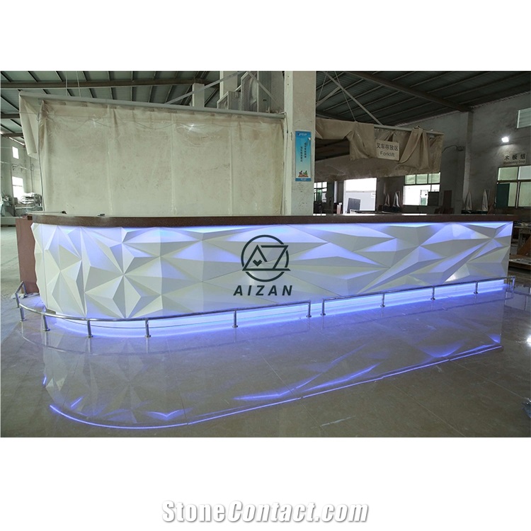 Solid Surface Top Club Restaurant Bar Counter