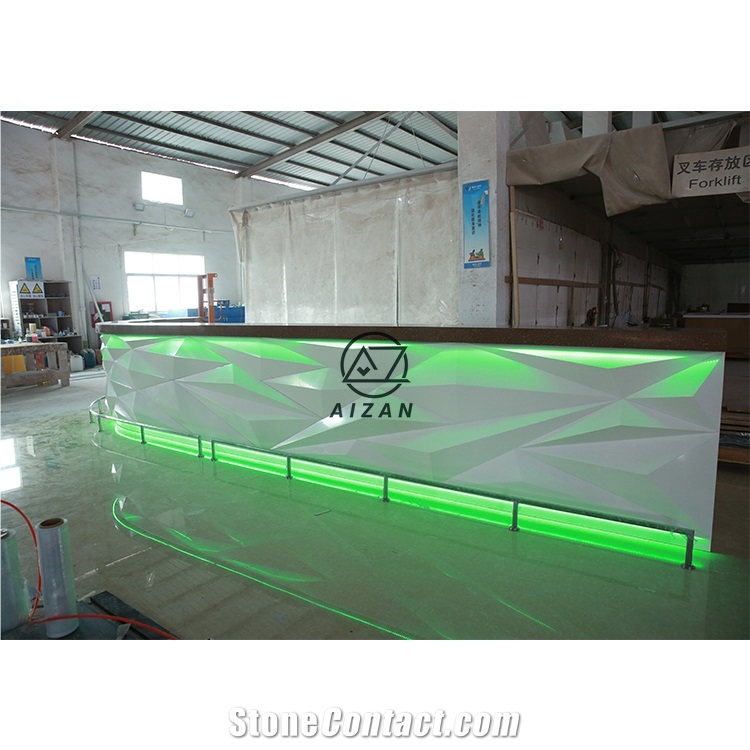 Solid Surface Top Club Restaurant Bar Counter