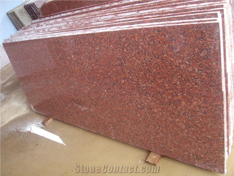 Ruby Red Granite Tiles & Slabs