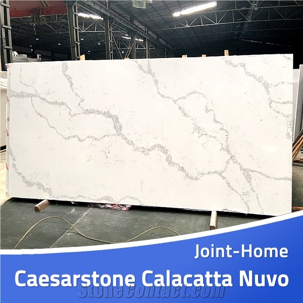 Caesarstone Calacatta Nuvo White Quartz Slabs Tile
