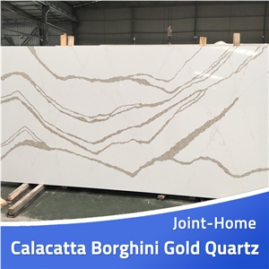 Calacatta Borghini Gold Quartz Slabs