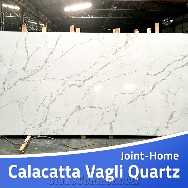 Calacatta Vagli Quartz Slabs Engineered Stone Tile