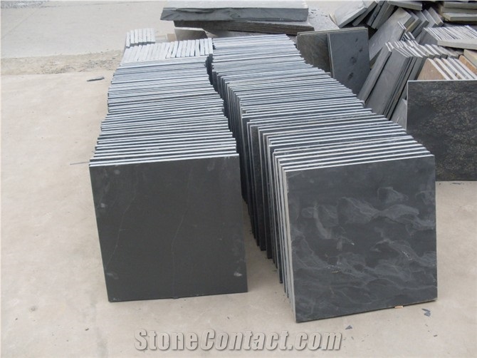 Cheap Black Riven Slate Tiles Paving Stone