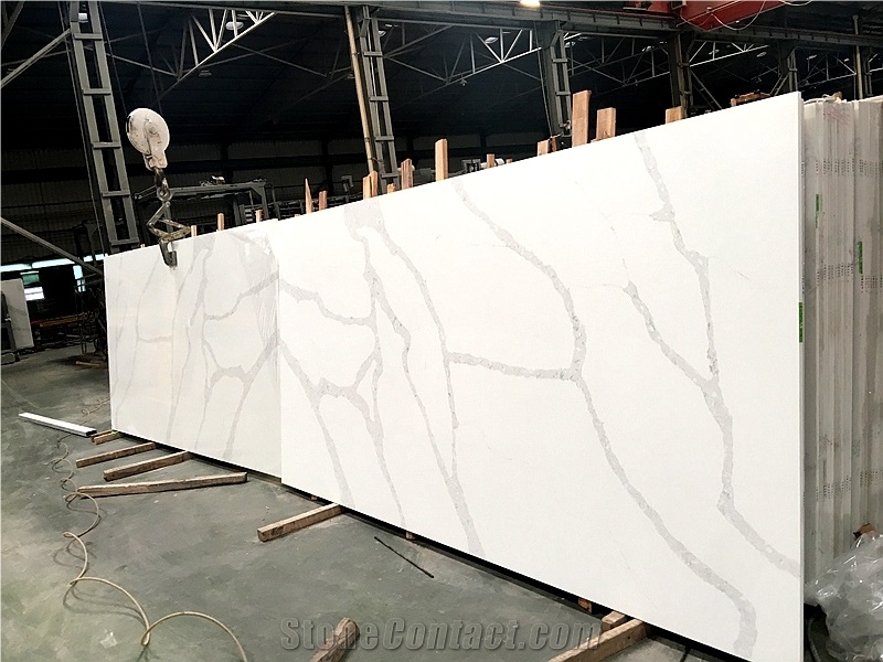 Silestone Classic Calacatta Classico Quartz Slabs from China
