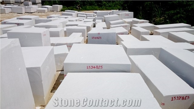 Viet Nam White Marble Blocks