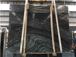 Black Zebra Marble Slabs/Tiles